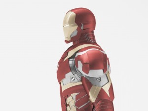 iron man mk46 - fully rigged 3D Model