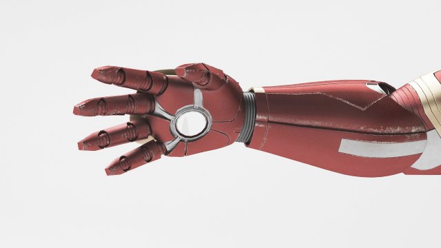 Gant d'Iron Man Modèle 3D - Télécharger Vêtements on