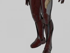iron man mk46 - fully rigged 3D Model