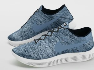 nike lunarepic low flyknit 2 blue 3D Model