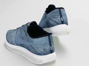 nike lunarepic low flyknit 2 blue Modèle 3D