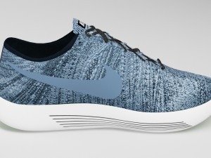 nike lunarepic low flyknit 2 blue Modèle 3D