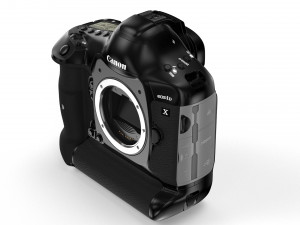canon eos 1d mark ii - element 3d 3D Модель