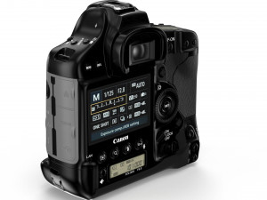 canon eos 1d mark ii - element 3d 3D Модель
