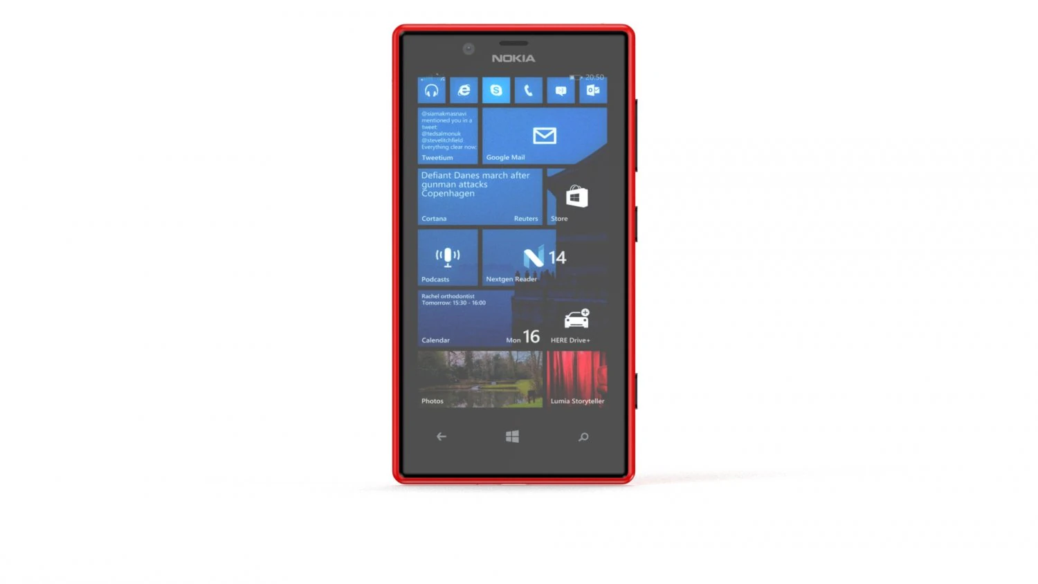 microsoft lumia 720 - element 3d 3D Model .c4d .max .obj .3ds .fbx .stl .blend 