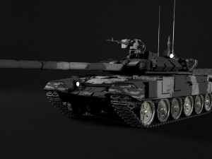 t-90 rigged and game ready 3D 모델