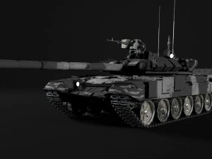 t-90 opgetuigd en klaar voor gebruik 3D Model