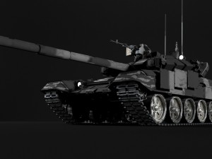 t-90 rigged and game ready 3D 모델