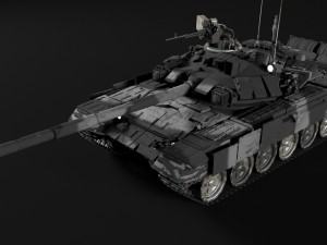 t-90 rigged and game ready 3D 모델