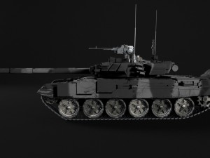 t-90 rigged and game ready 3D 모델
