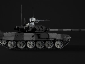 t-90 rigged and game ready 3D 모델