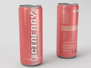 cinergy energy drink 3D Model
