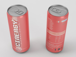 cinergy energy drink 3D मॉडल