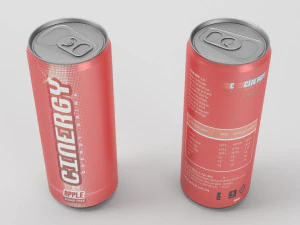 cinergy energy drink 3D Model
