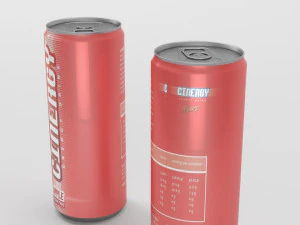 cinergy energy drink 3D Model