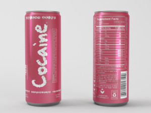 cocaine energy drink 3D मॉडल