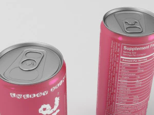 cocaine energy drink 3D Model