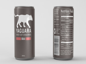 jaguara energy drink 3D Model