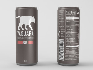 jaguara energy drink 3D मॉडल