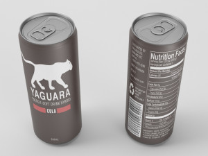 jaguara energy drink 3D मॉडल