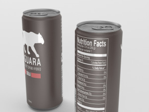 jaguara energy drink 3D मॉडल