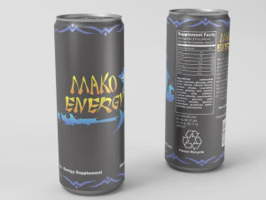 nap&oacute;j energetyczny mako Model 3D