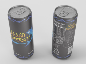 mako energy drink 3D मॉडल