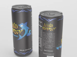 nap&oacute;j energetyczny mako Model 3D