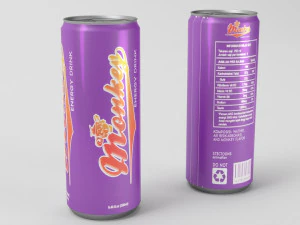 원숭이 에너지 드링크 3D 모델