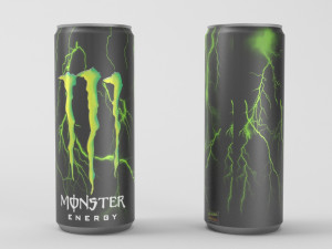 monster energy drink 3D मॉडल