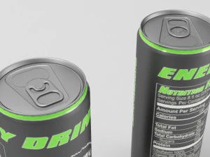 no preservatives energy drink 3D Model