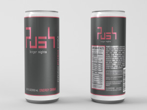 push energy drink 3D 모델
