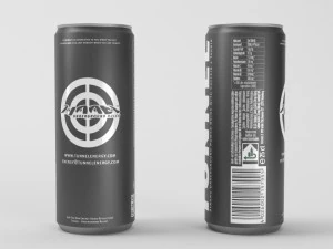 터널 에너지 드링크 3D 모델