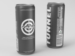 tunnel energy drink Modèle 3D