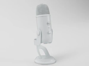 niebieski yeti biały - element 3d Model 3D