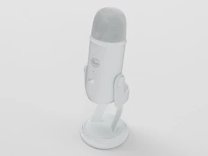 niebieski yeti biały - element 3d Model 3D