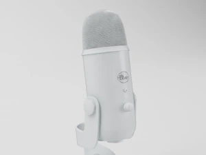 niebieski yeti biały - element 3d Model 3D