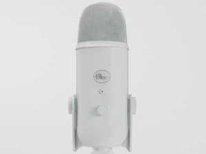 niebieski yeti biały - element 3d Model 3D