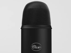 blue yeti blackout edition - element 3d 3D Model