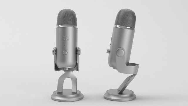 blue yeti - element 3d Model 3D .c4d .max .obj .3ds .fbx .stl .blend 