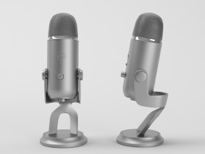 blue yeti - element 3d 3D-Modell