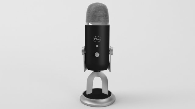 blue yeti pro studio - element 3d Modelo 3D .c4d .max .obj .3ds .fbx .stl .blend 