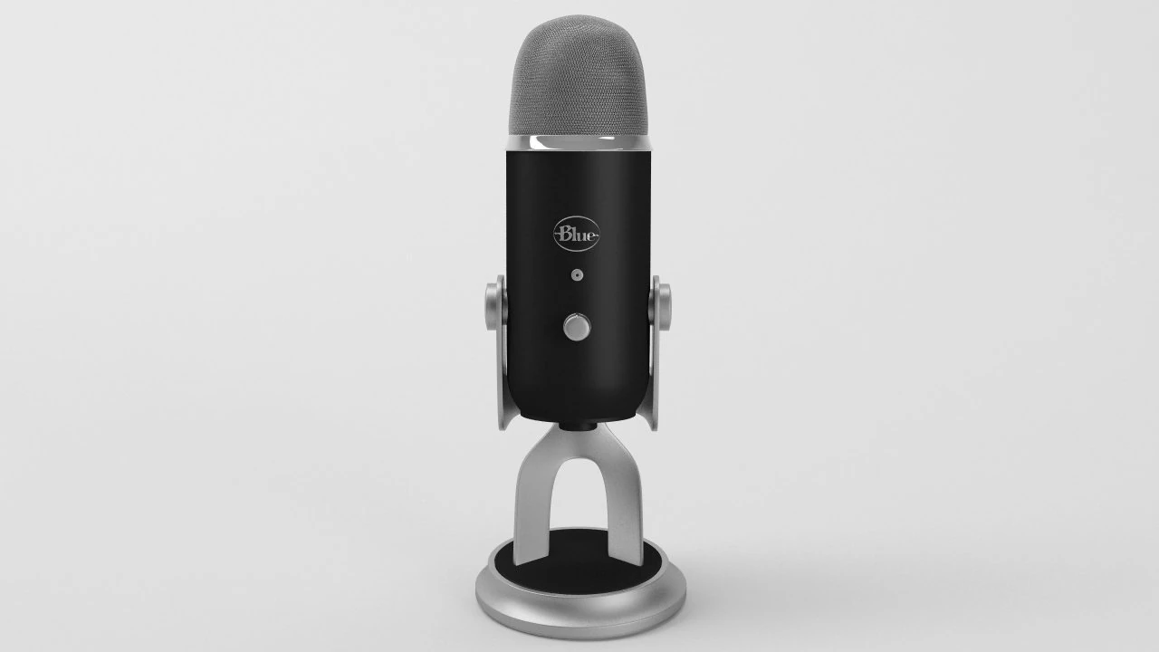 blue yeti pro studio - element 3d 3D Model .c4d .max .obj .3ds .fbx .stl .blend