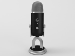 blue yeti pro studio - element 3d 3D Модель