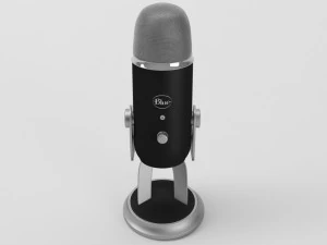 blue yeti pro studio - element 3d 3D Model