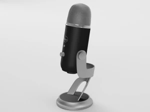 blue yeti pro studio - element 3d 3D Model