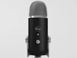 blue yeti pro studio - element 3d 3D Model
