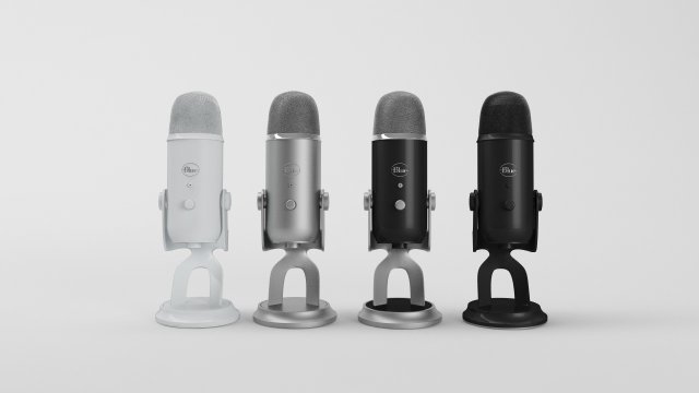 blue yeti collection - element 3d 3D मॉडल .c4d .max .obj .3ds .fbx .stl .blend 