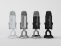 blue yeti collection - element 3d 3D Модель