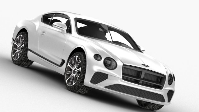 bentley continental gt 2018 - hq interior 3D 모델 .c4d .max .obj .3ds .fbx .stl .blend 